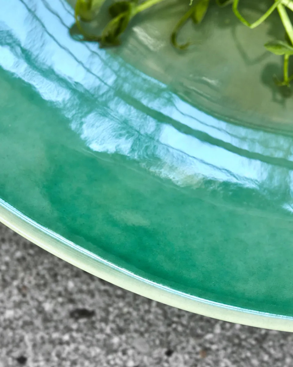 Assiette Diva Ø28 cm, Vert House Doctor