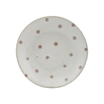 Assiette Dots Ø15,7 cm - Blanc-vert - House Doctor