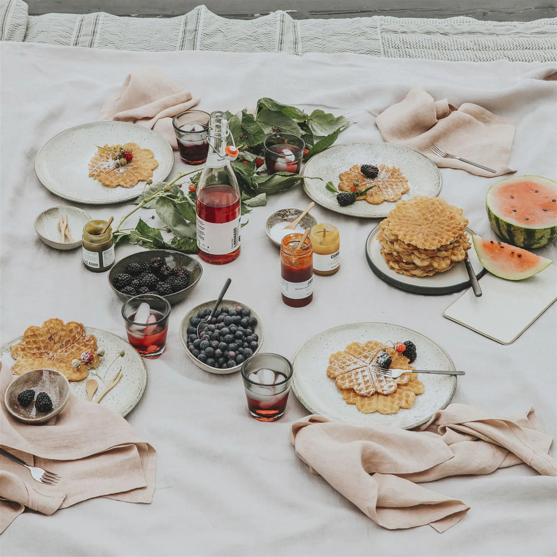 Assiette Lake grise, 15,2 cm House Doctor