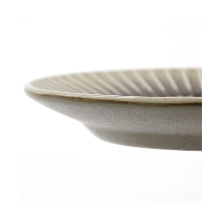 Assiette Pleat Ø16 cm - Gris-brun - House Doctor