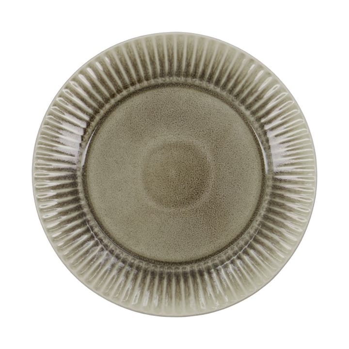 Assiette Pleat Ø27 cm - Gris-brun - House Doctor