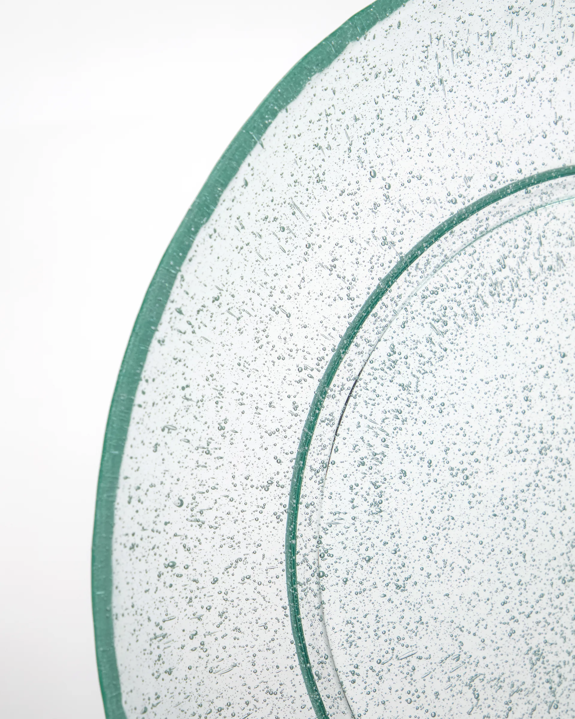 Assiette Rain Ø21 cm, lot de 2, Transparent House Doctor