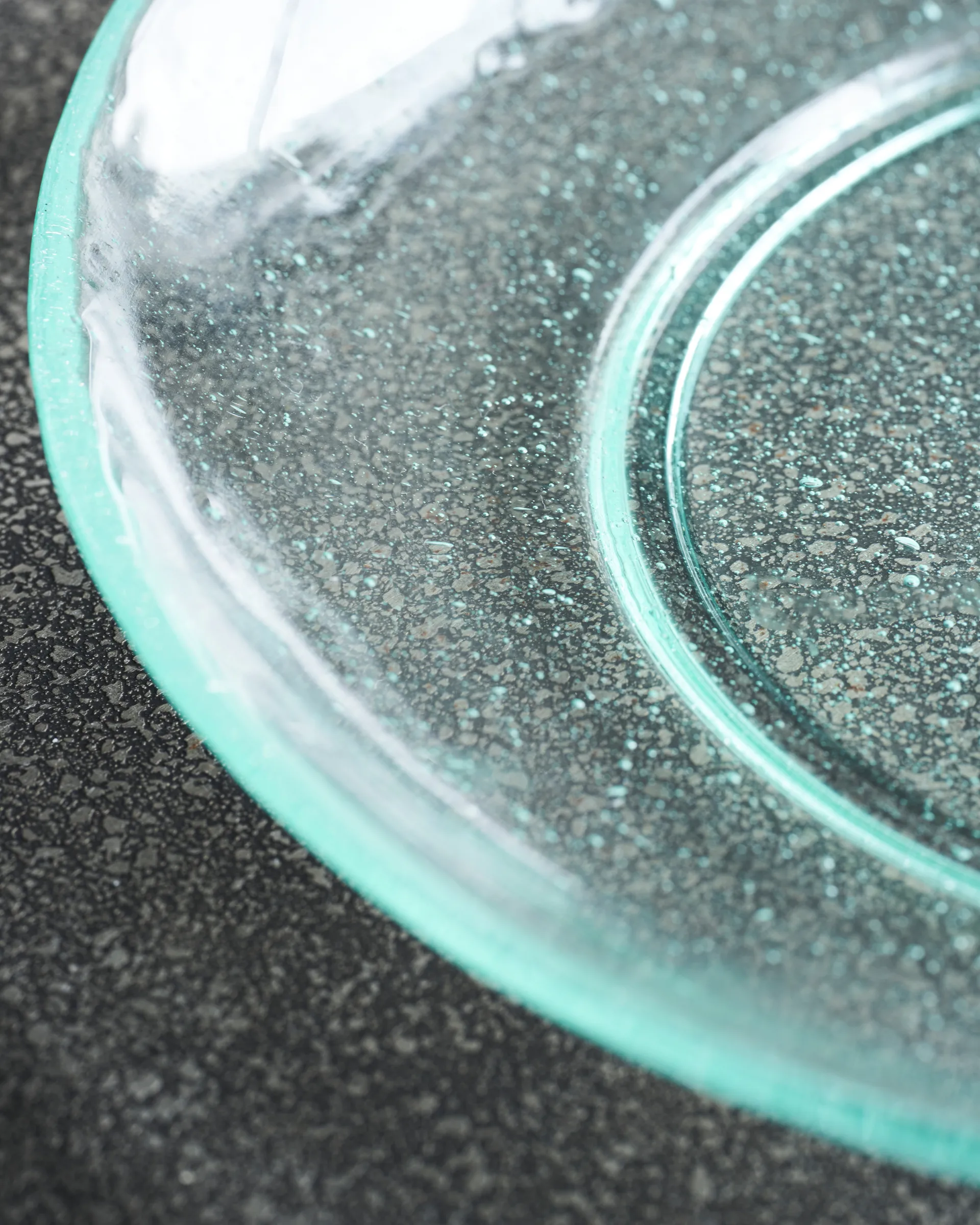 Assiette Rain Ø21 cm, lot de 2, Transparent House Doctor