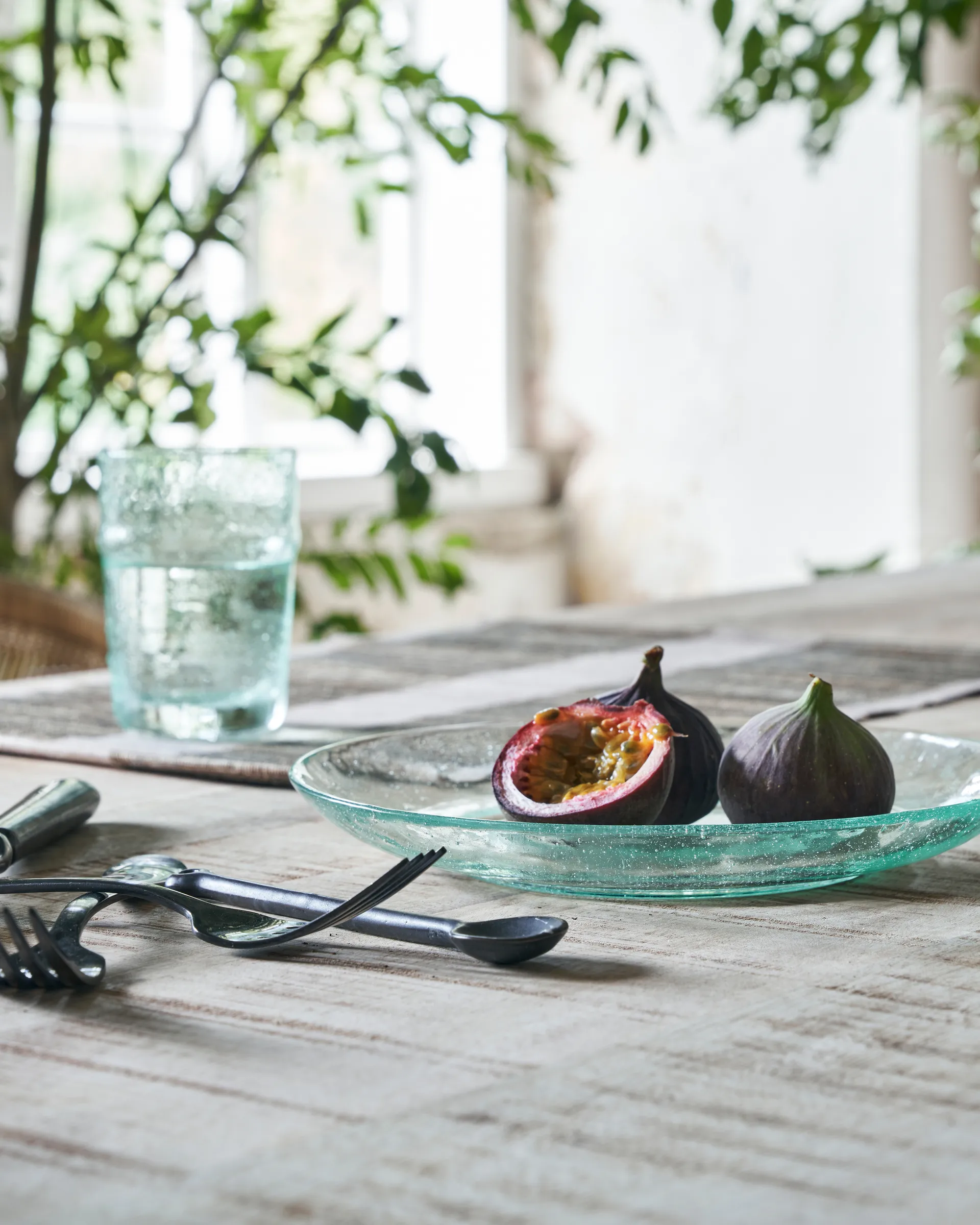 Assiette Rain Ø21 cm, lot de 2, Transparent House Doctor