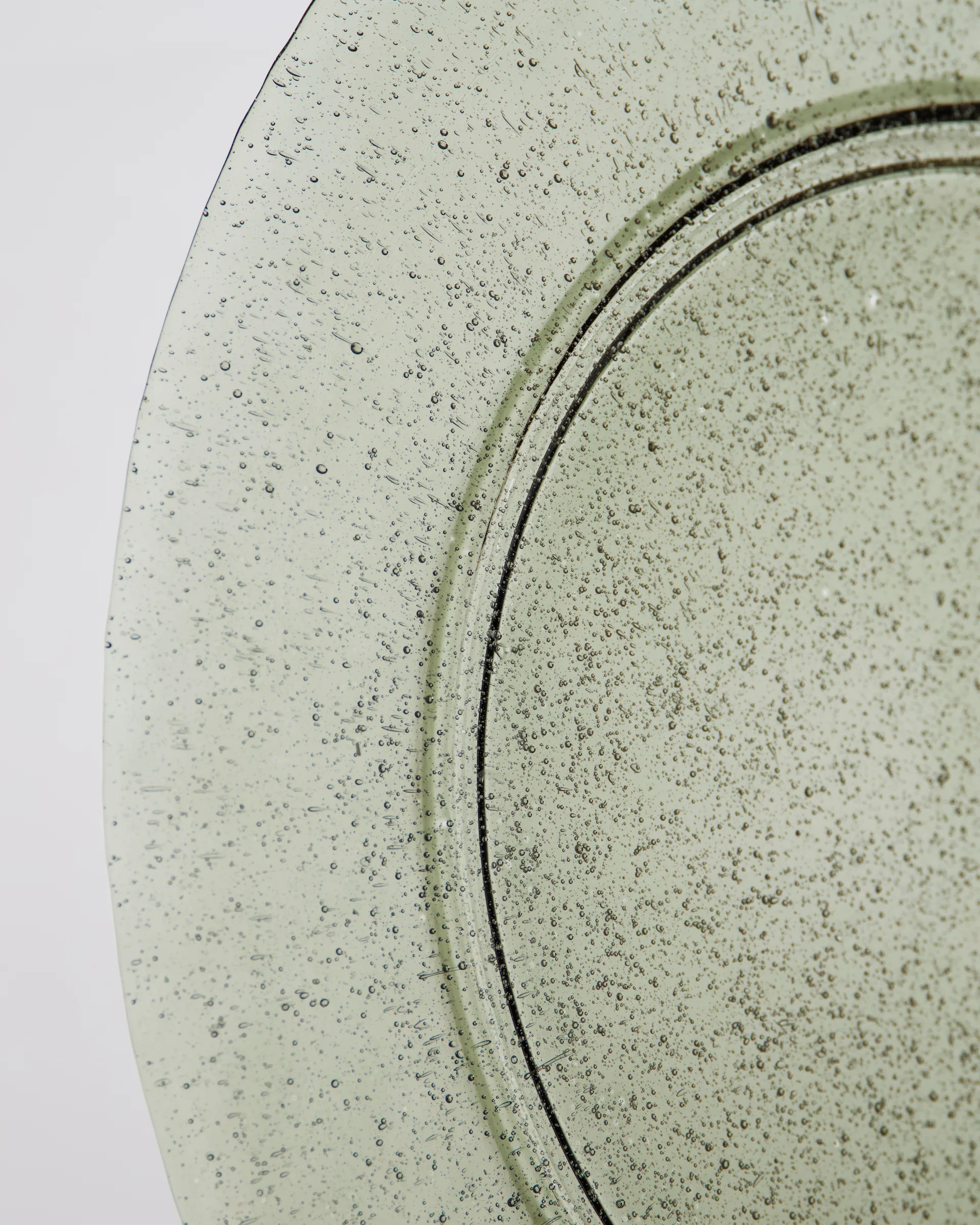 Assiette Rain Ø21 cm, lot de 2, Vert House Doctor