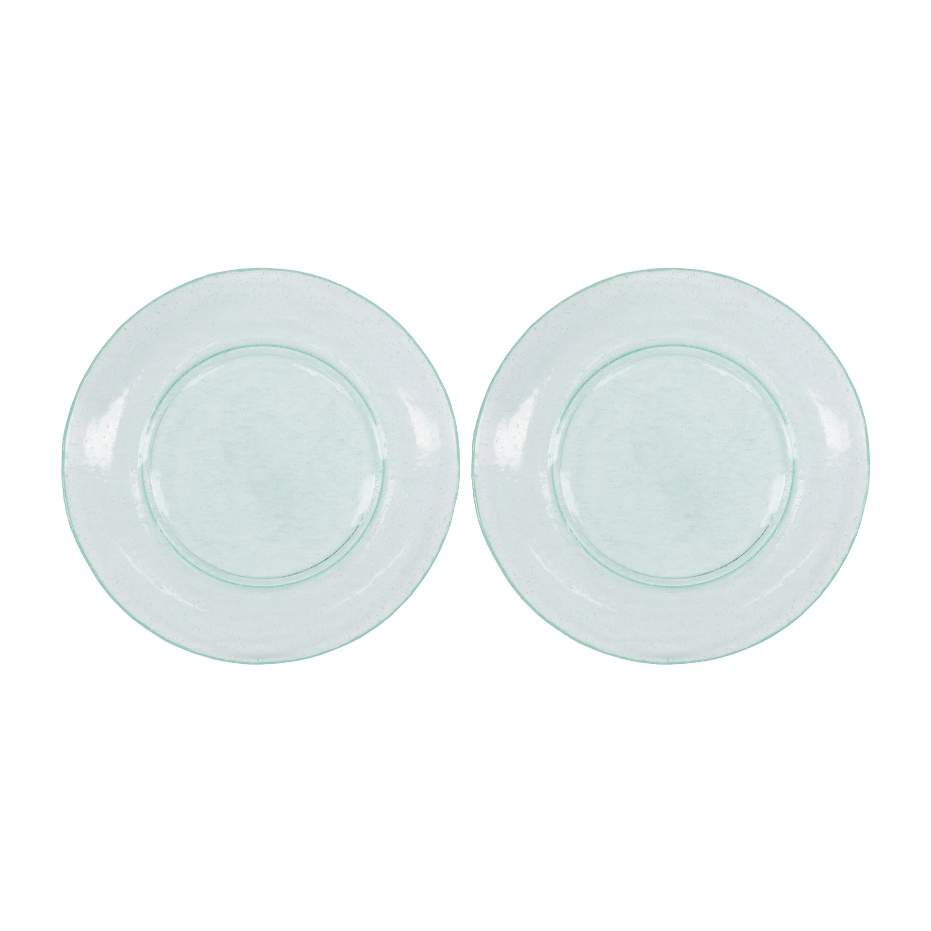 Assiette Rain Ø27 cm, lot de 2, Transparent House Doctor