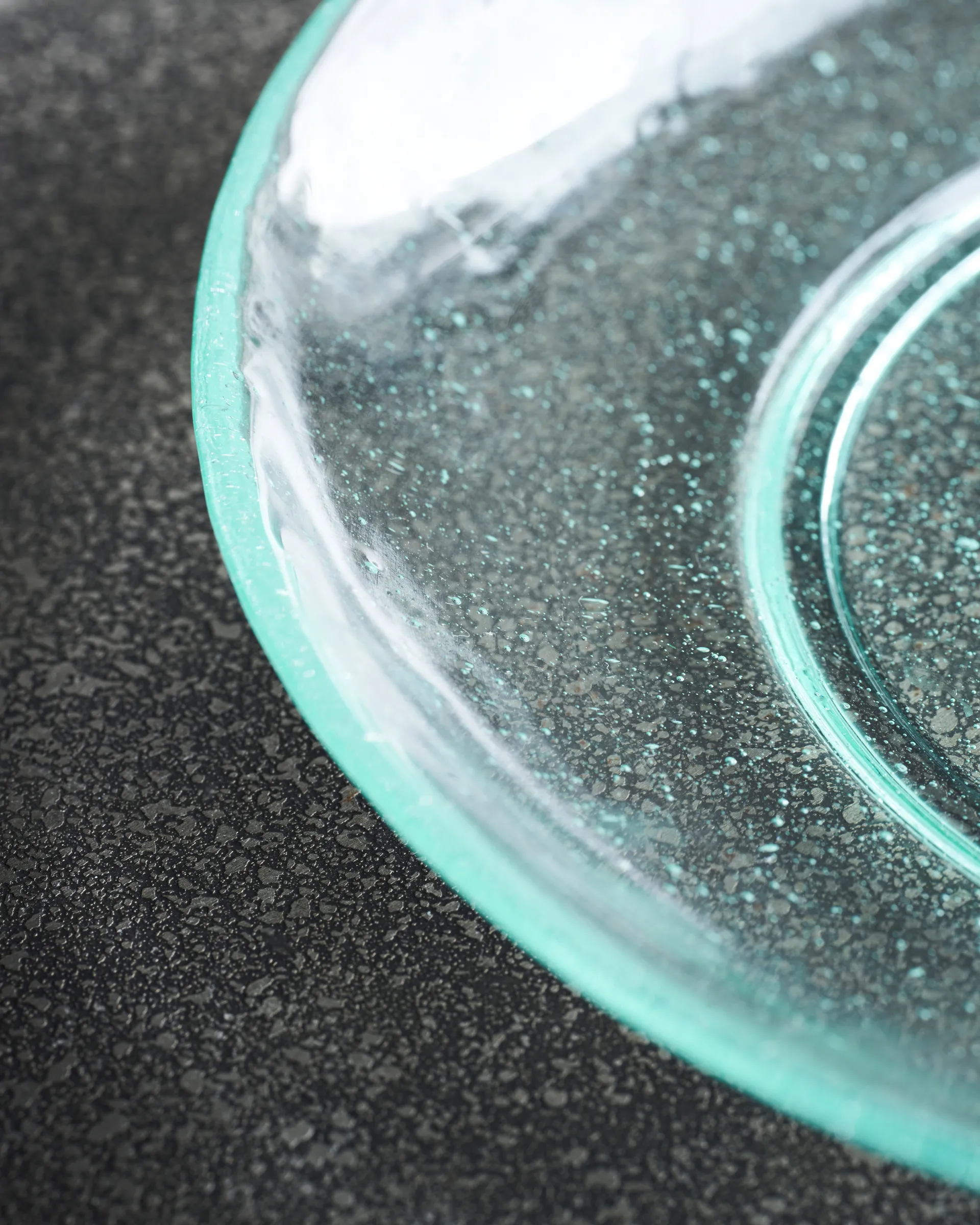 Assiette Rain Ø27 cm, lot de 2, Transparent House Doctor