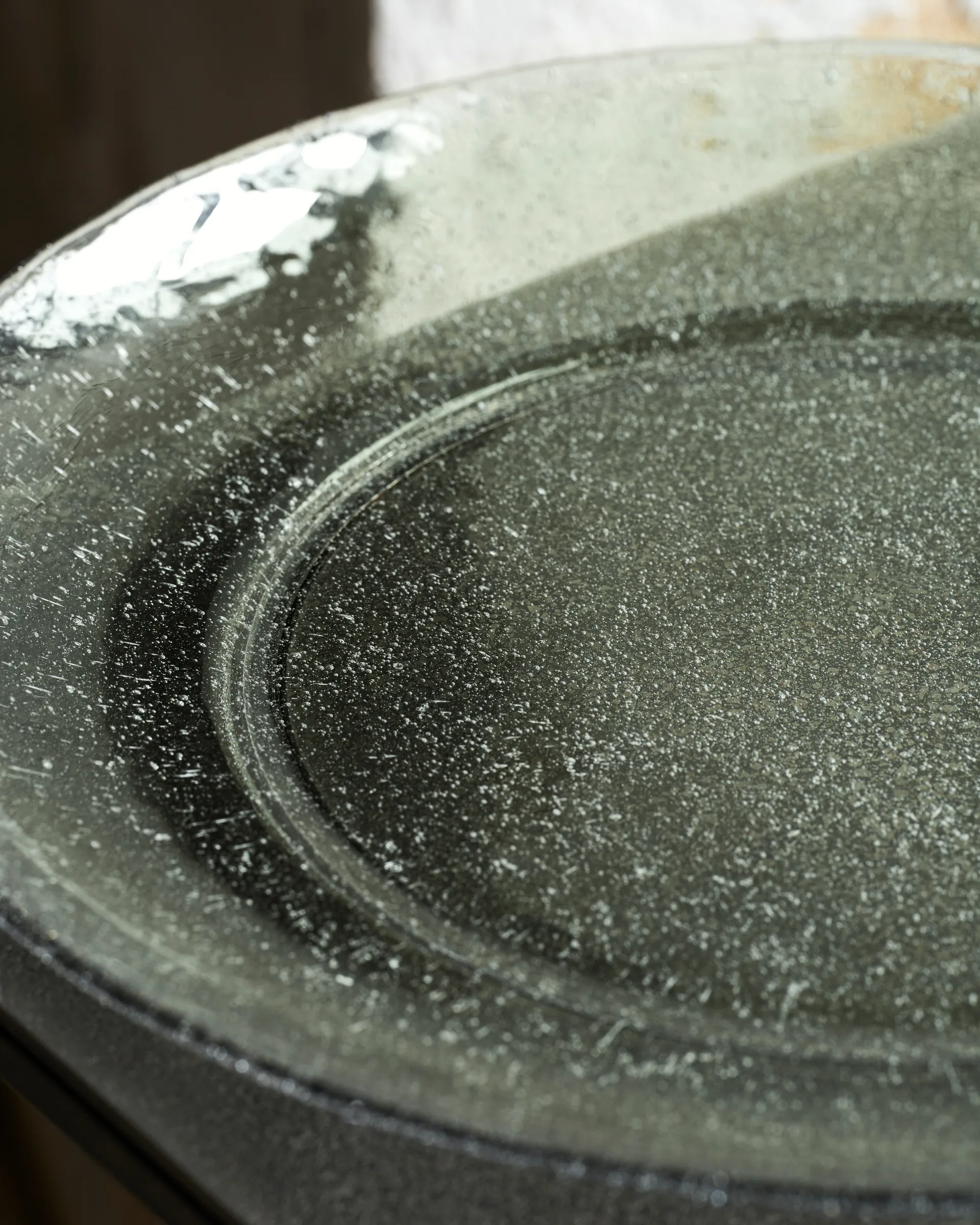 Assiette Rain Ø27 cm, lot de 2, Vert House Doctor