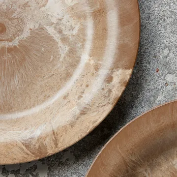 Assiette Serveur 24cm Lot de 4 - Doré - House Doctor