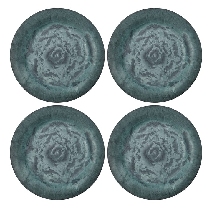 Assiette Serveur 24cm Lot de 4, Vert House Doctor