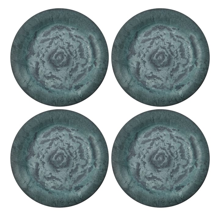 Assiette Serveur 24cm Lot de 4 - Vert - House Doctor