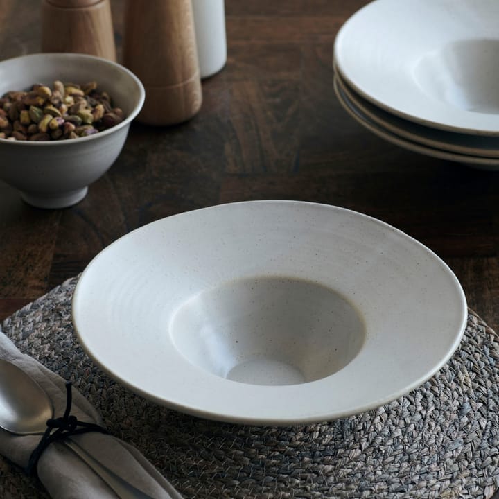 Assiettes à pâtes Pion Ø25 cm, Gris-blanc House Doctor