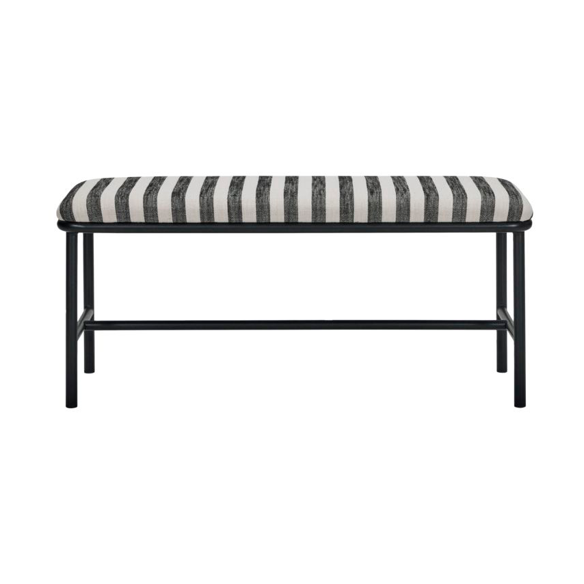 House Doctor Banc Toda 100 cm Noir-Blanc