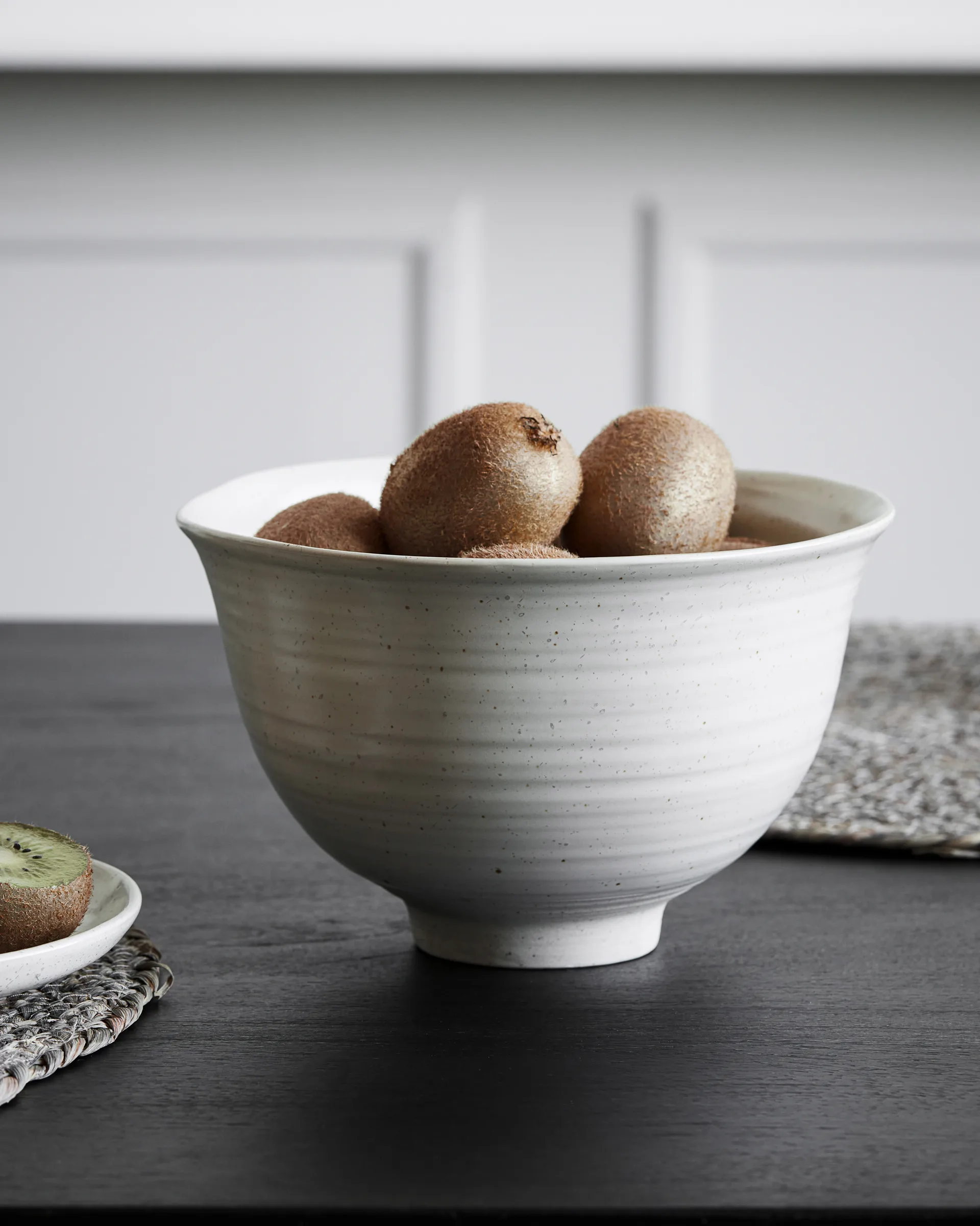 Bol Pion Ø19 cm, Gris-blanc House Doctor