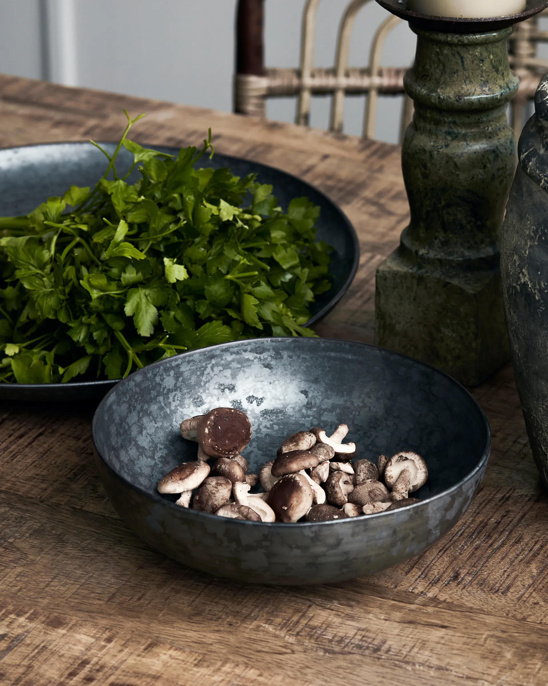 Bol Pion Ø22 cm, Noir-marron House Doctor