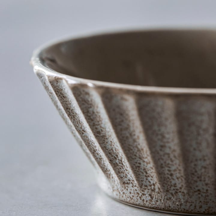 Bol Pleat Ø15 cm, Gris-brun House Doctor