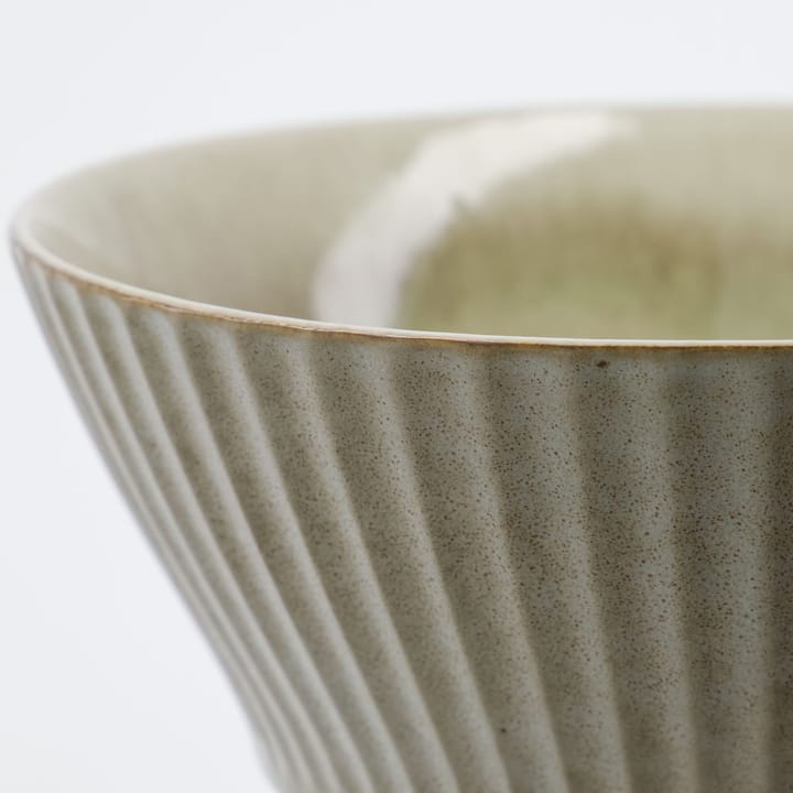 Bol Pleat Ø19 cm, Gris-brun House Doctor