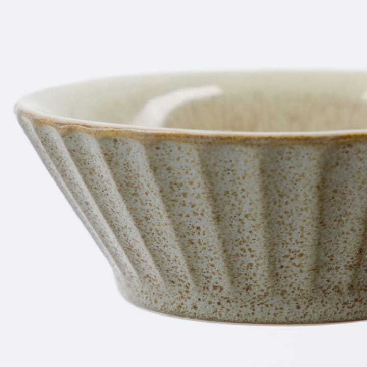 Bol Pleat Ø8 cm, Gris-brun House Doctor