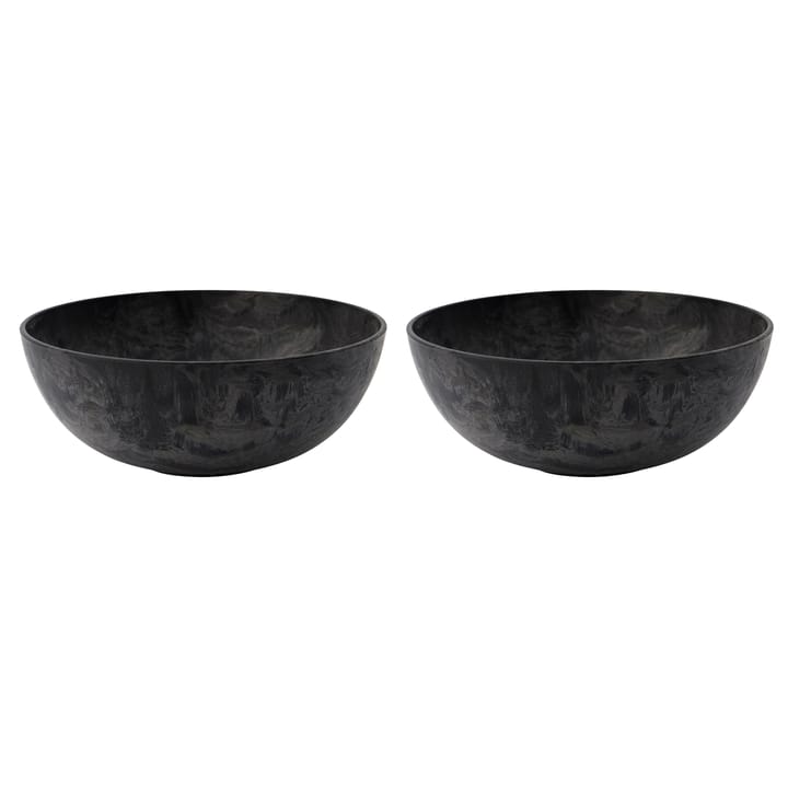 Bol Serveur Ø18 cm Lot de 2 - Noir - House Doctor