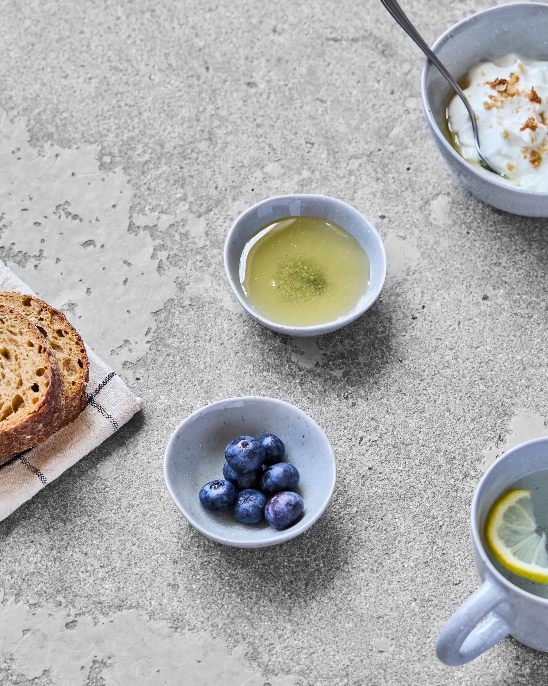 Bol Vida 6 cl, lot de 4, Bleu clair House Doctor