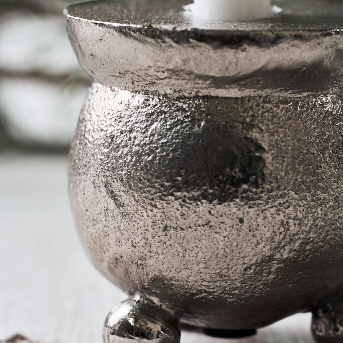 Bougeoir Classic Ø5 cm, Argent antique House Doctor