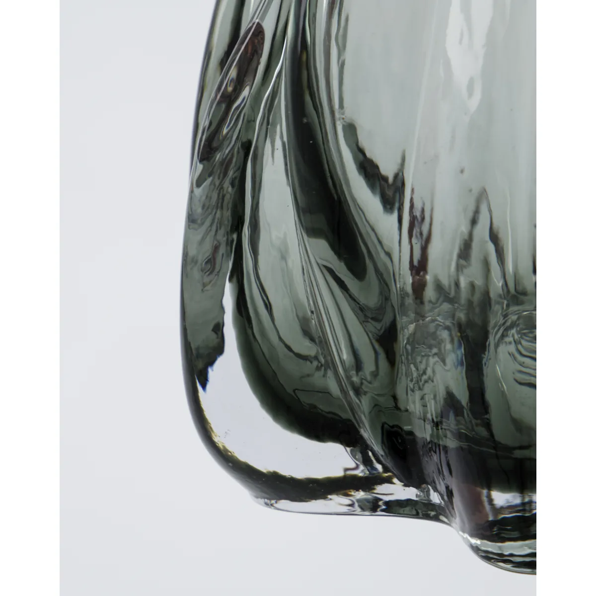 Bougeoir Curva, Gris fumé House Doctor