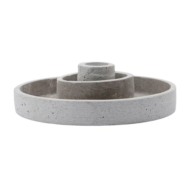 Bougeoir Daca Ø15 cm - Gris - House Doctor