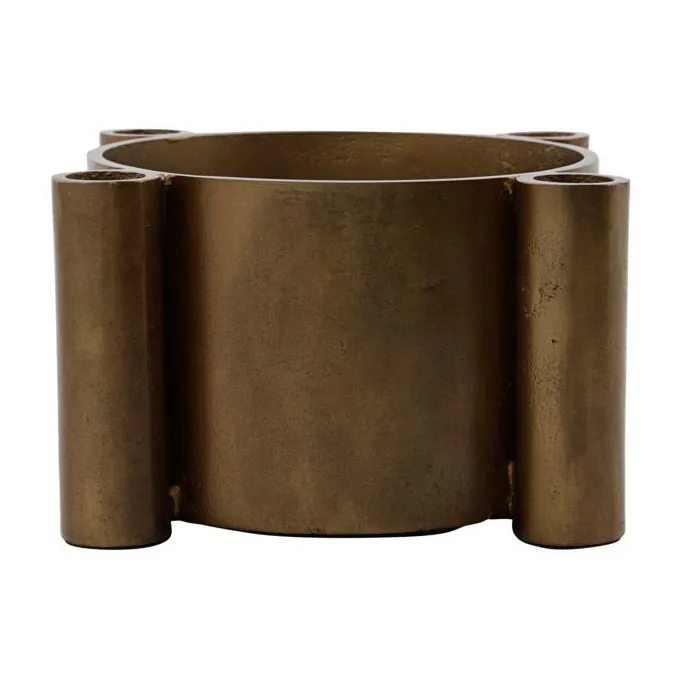 Bougeoir de l'avent Four, Laiton antique House Doctor