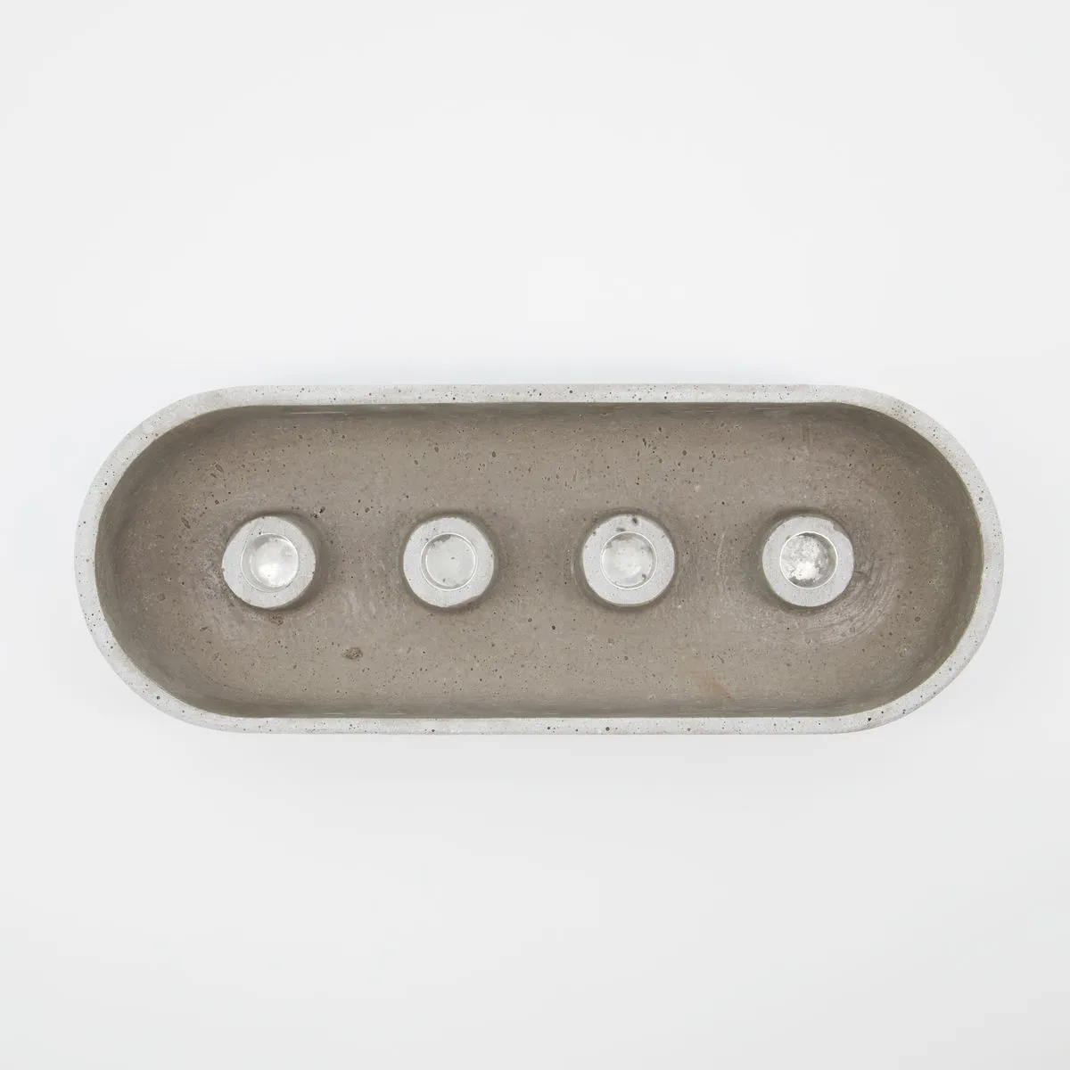 Bougeoir de l'avent Marb 13x35 cm, Béton House Doctor