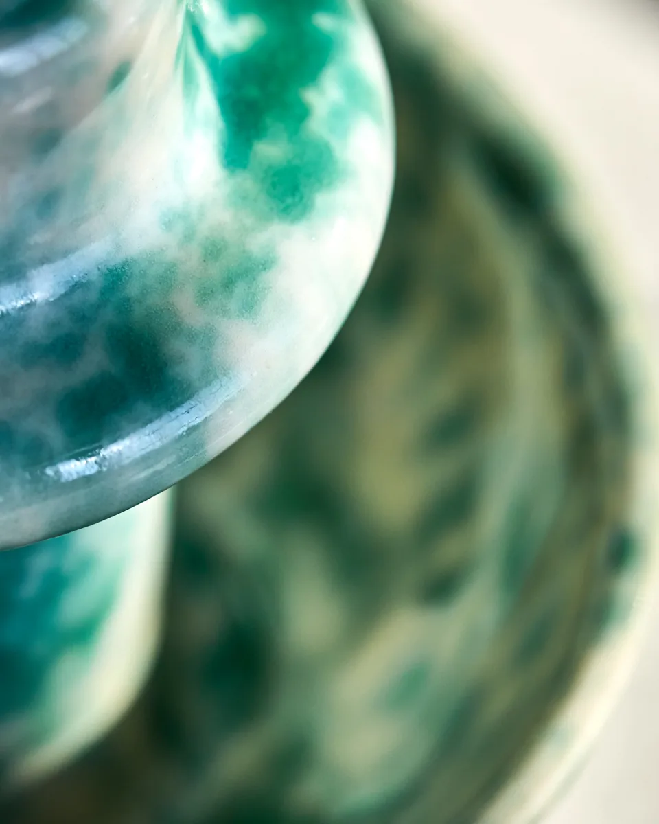 Bougeoir Diva 14 cm, Vert House Doctor