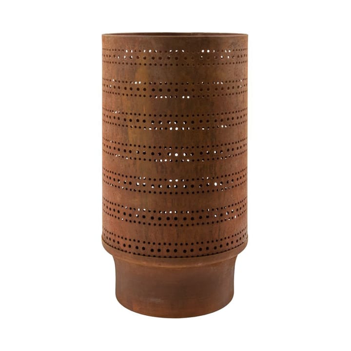 Bougeoir Kutu Ø15 cm - Rouge brûlée - House Doctor
