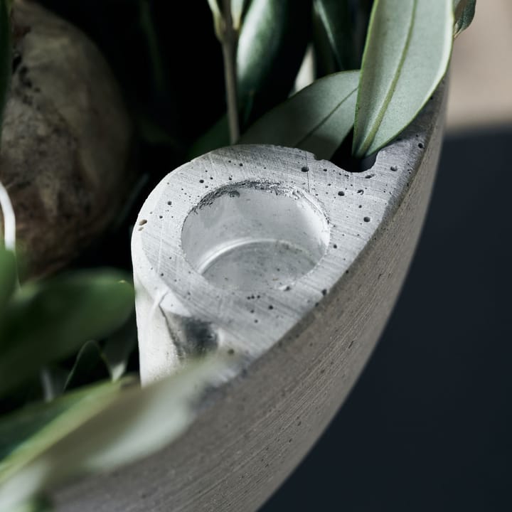 Bougeoir Marb Ø 20 cm, Béton House Doctor
