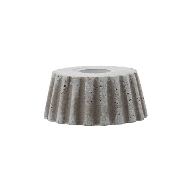 Bougeoir Mold Bake Ø7 cm - Gris - House Doctor