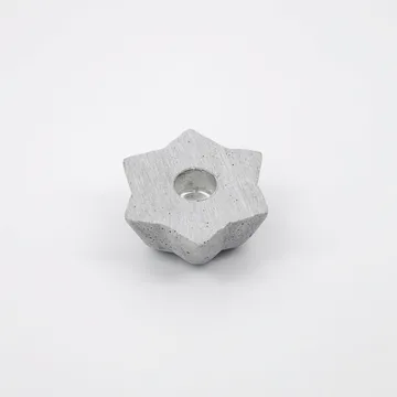 Bougeoir Mold Little Star - Gris - House Doctor