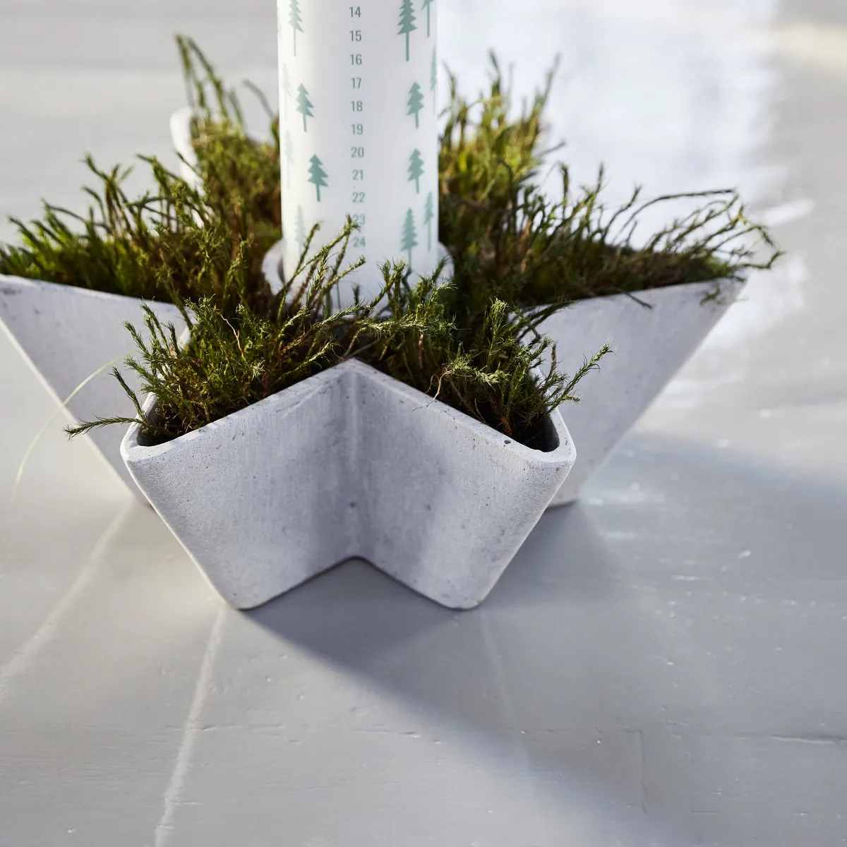 Bougeoir Mold Star, Gris House Doctor