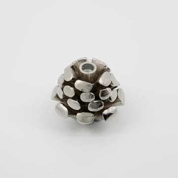 Bougeoir Pine Cone Ø7,5 cm - Argent antique - House Doctor