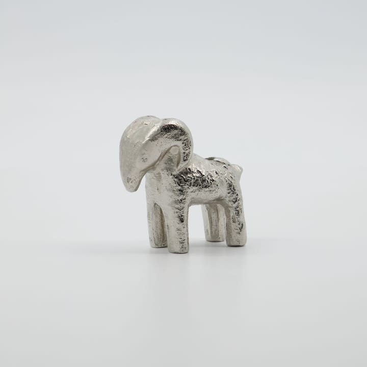 Bougeoir Ram 7 cm, Argent antique House Doctor