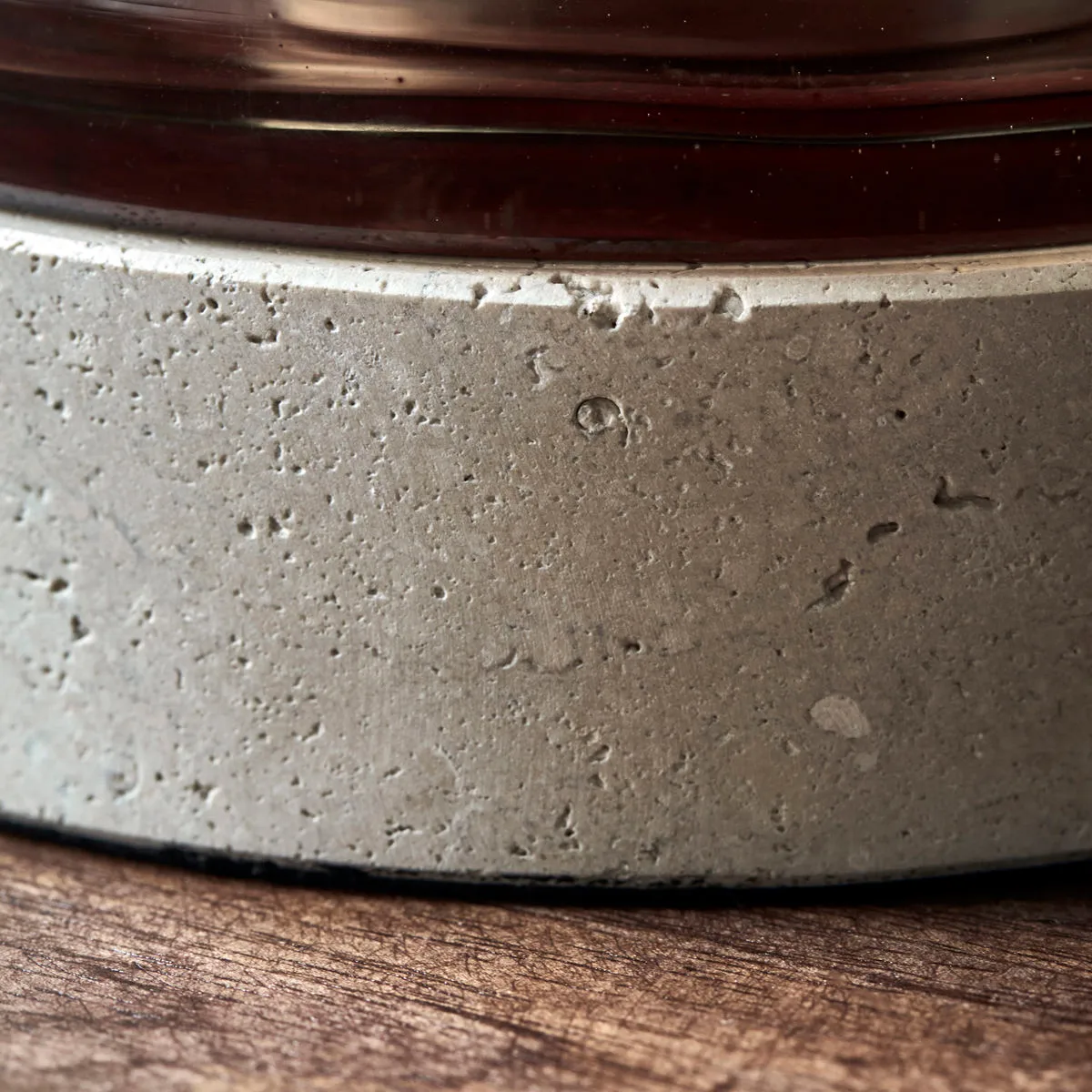 Bougeoir Rivo 17,5 cm, Marron House Doctor