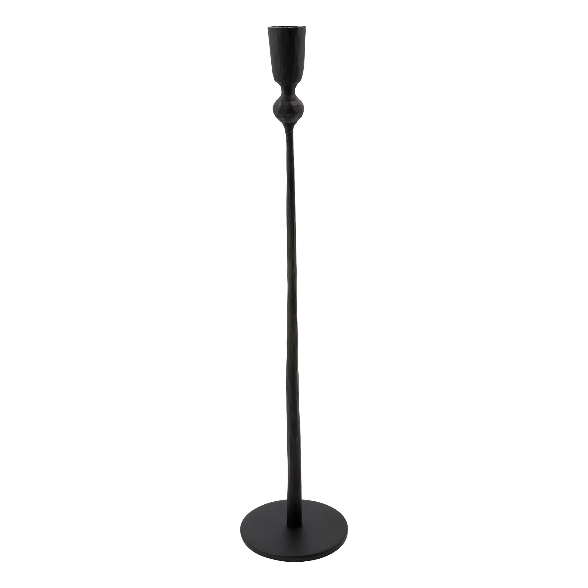 Bougeoir Trivo 41 cm, Noir House Doctor