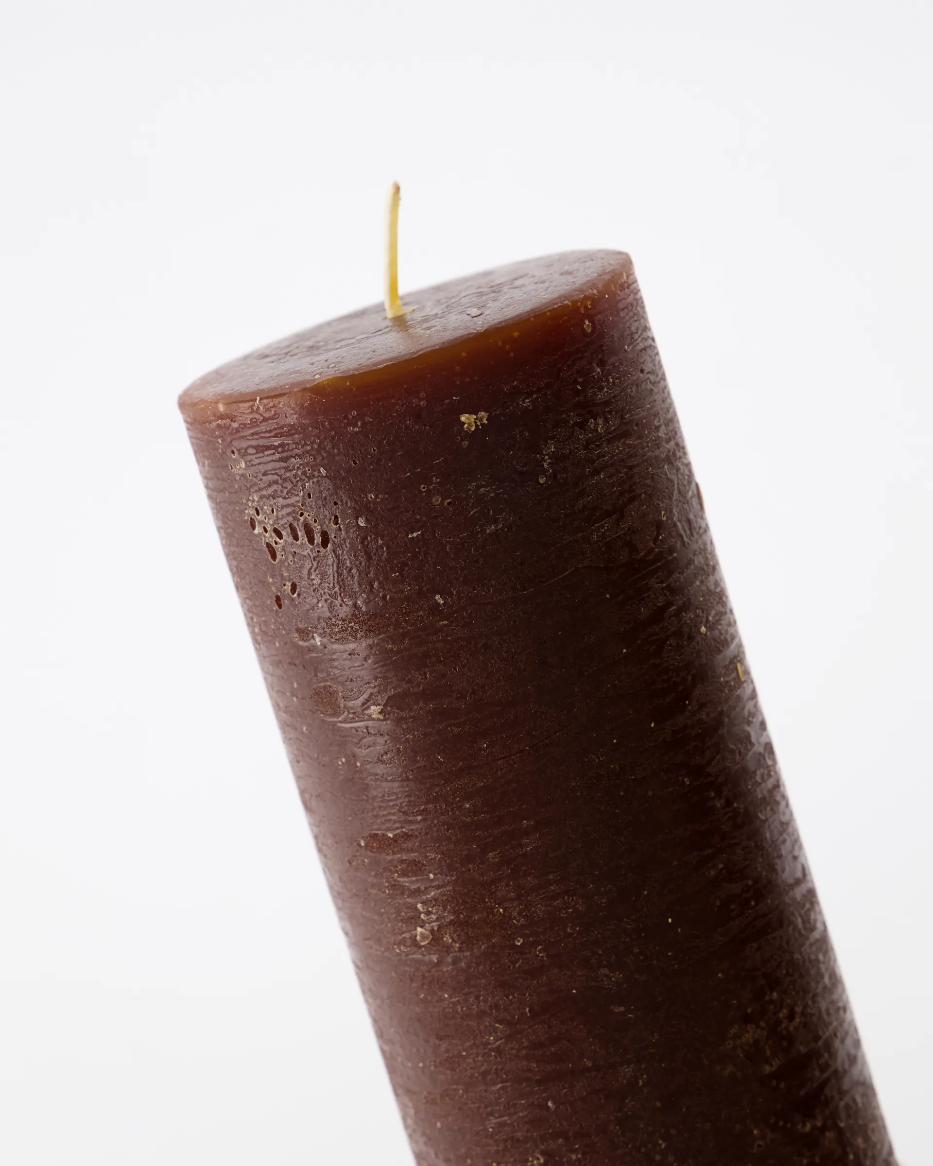 Bougie bloc Rustic Wax 15 cm Lot de 2, Cognac House Doctor