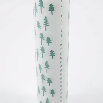 Bougie calendrier Shine - Gris clair - House Doctor