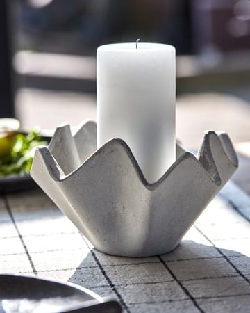 Bougie chauffe-plat Vaso - Gris - House Doctor