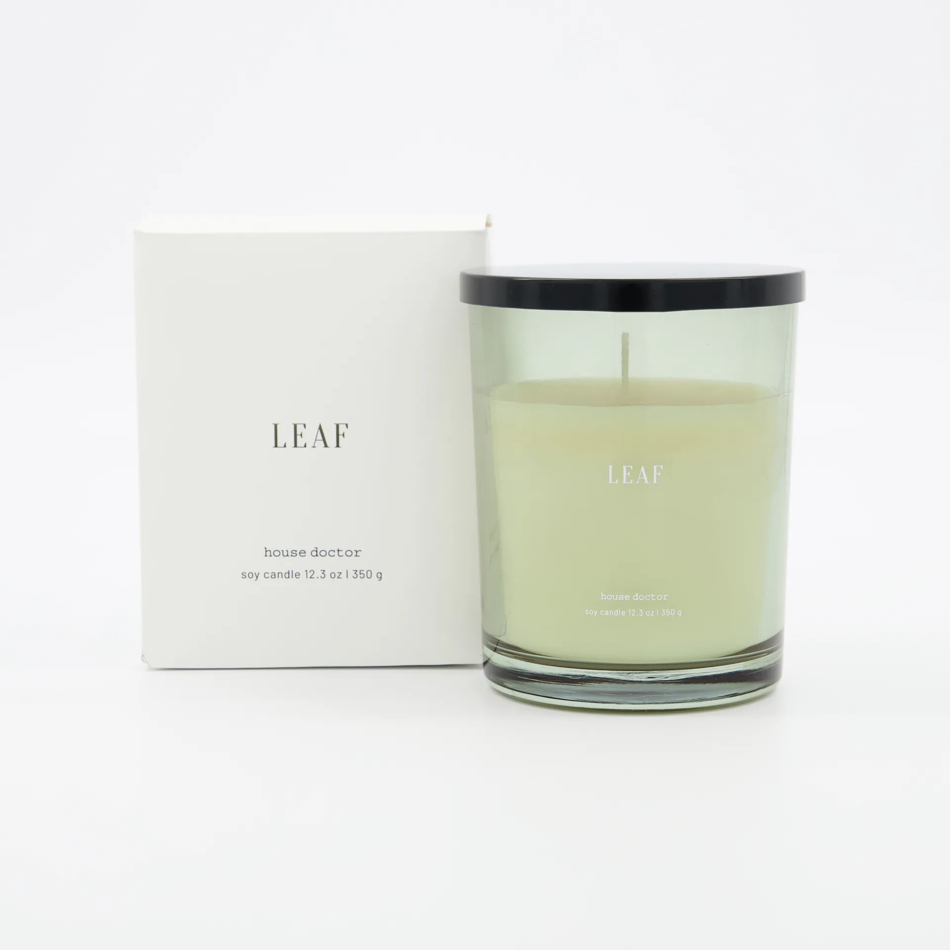 Bougie parfumée Leaf 50 heures, Vert House Doctor