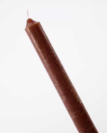 Bougie Rustic Wax 25 cm 8-pack - Cognac - House Doctor