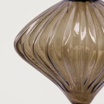 Boule de de Noël Fluted Ø6,5 cm, 2 pièces - Amber - House Doctor