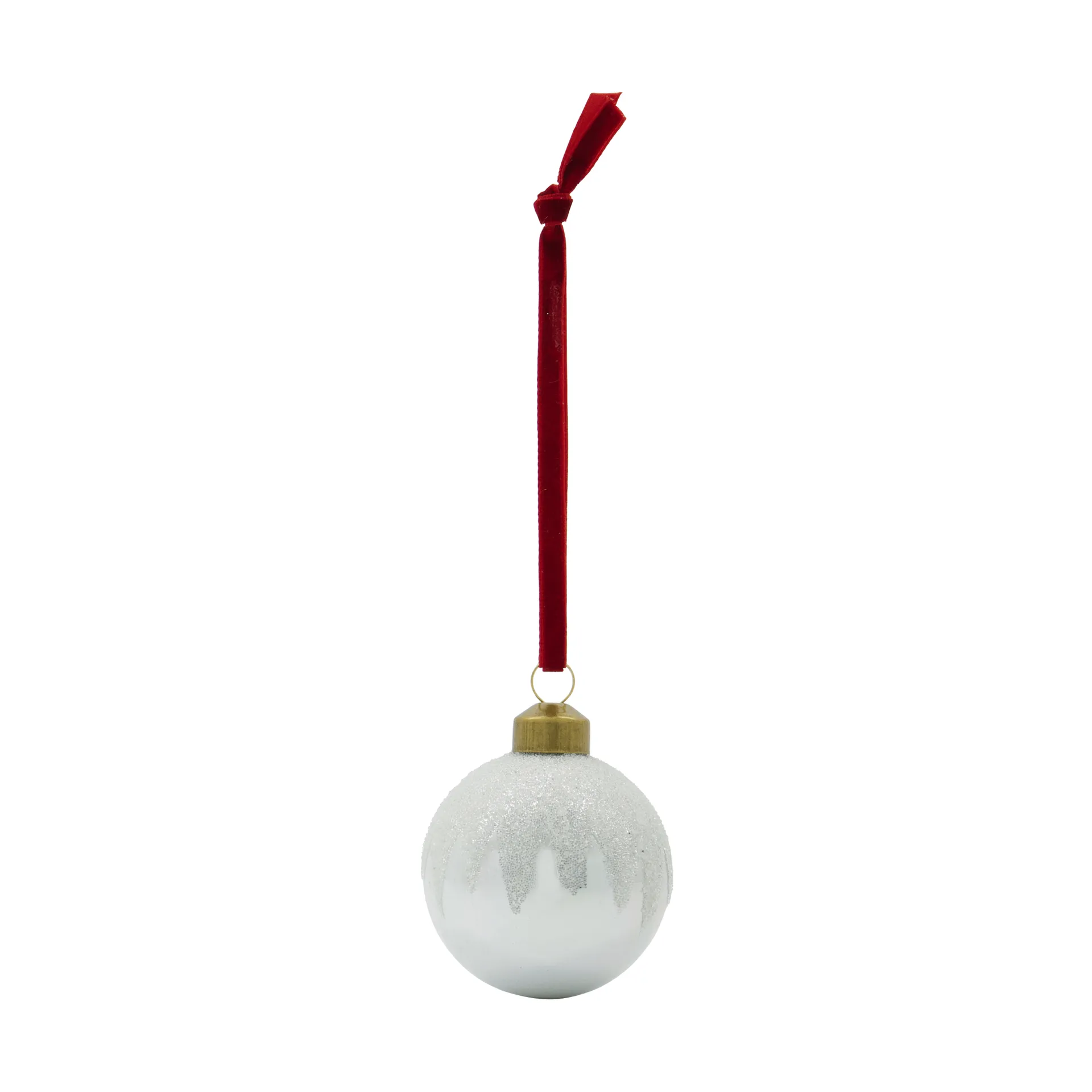 Boule de Noël Bano lot de 4, Argent House Doctor