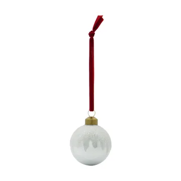 Boule de Noël Bano lot de 4 - Argent - House Doctor