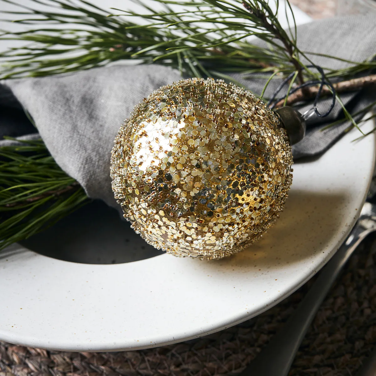 Boule de Noël Chosen Ø8 cm, Doré House Doctor