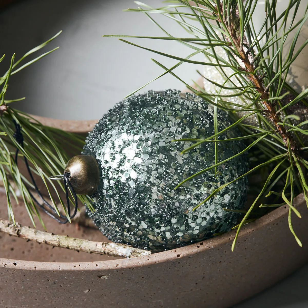 Boule de Noël Chosen Ø8 cm, Vert House Doctor