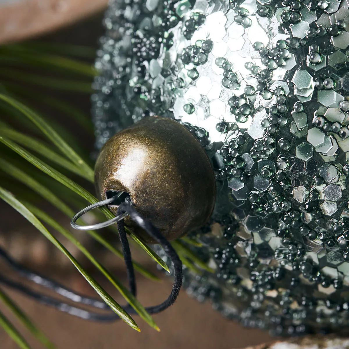 Boule de Noël Chosen Ø8 cm, Vert House Doctor